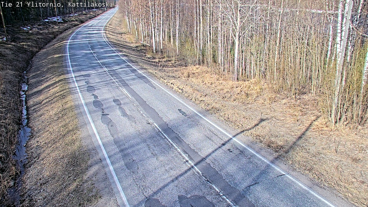 Weather Camera Image Road 21 Ylitornio, Kattilakoski, Ylitornio, Lappi