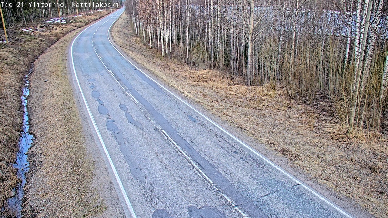 Weather Camera Image Road 21 Ylitornio, Kattilakoski, Ylitornio, Lappi