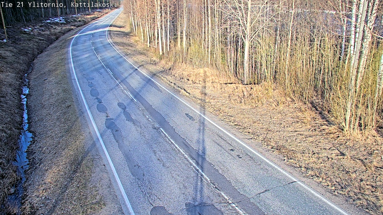 Weather Camera Image Road 21 Ylitornio, Kattilakoski, Ylitornio, Lappi