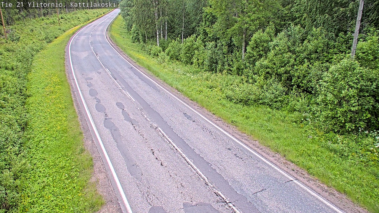 Kelikamerat Kuva Tie 21 Ylitornio, Kattilakoski, Ylitornio, Lappi