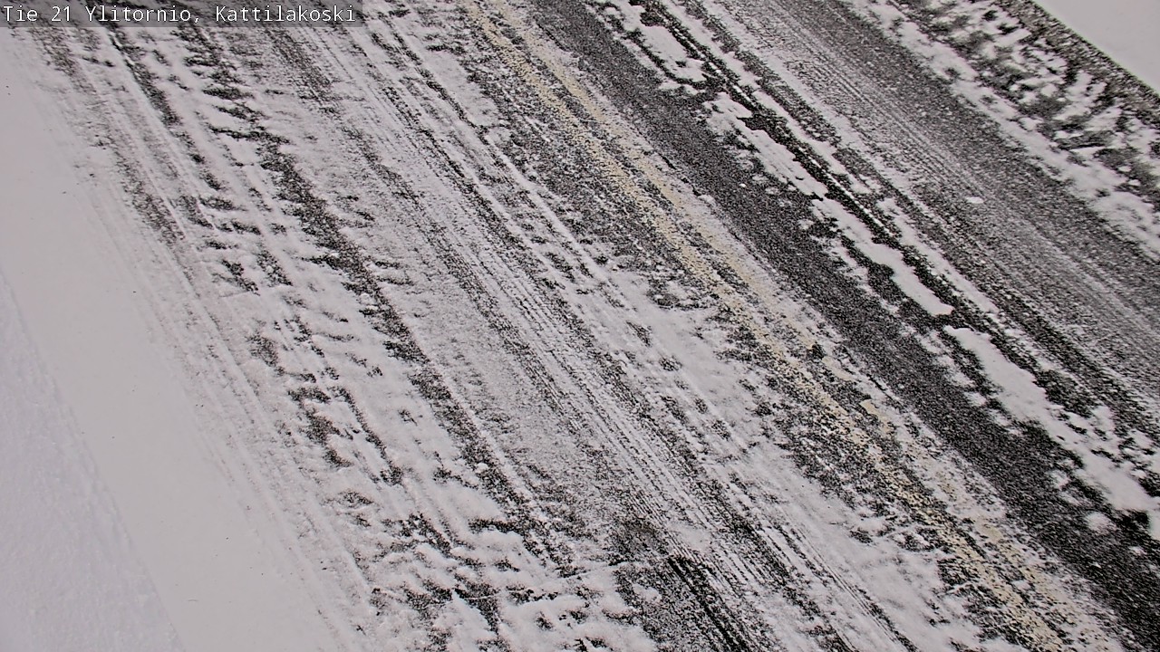 Weather Camera Image Road 21 Ylitornio, Kattilakoski, Ylitornio, Lappi