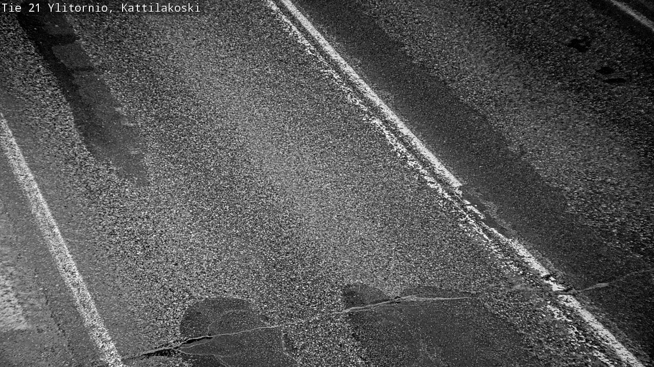 Weather Camera Image Väg 21 Övertorneå, Kattilakoski, Ylitornio, Lappi