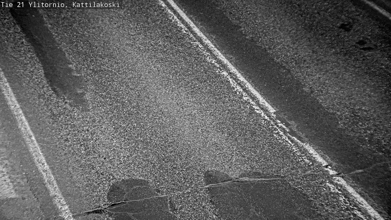 Weather Camera Image Väg 21 Övertorneå, Kattilakoski, Ylitornio, Lappi