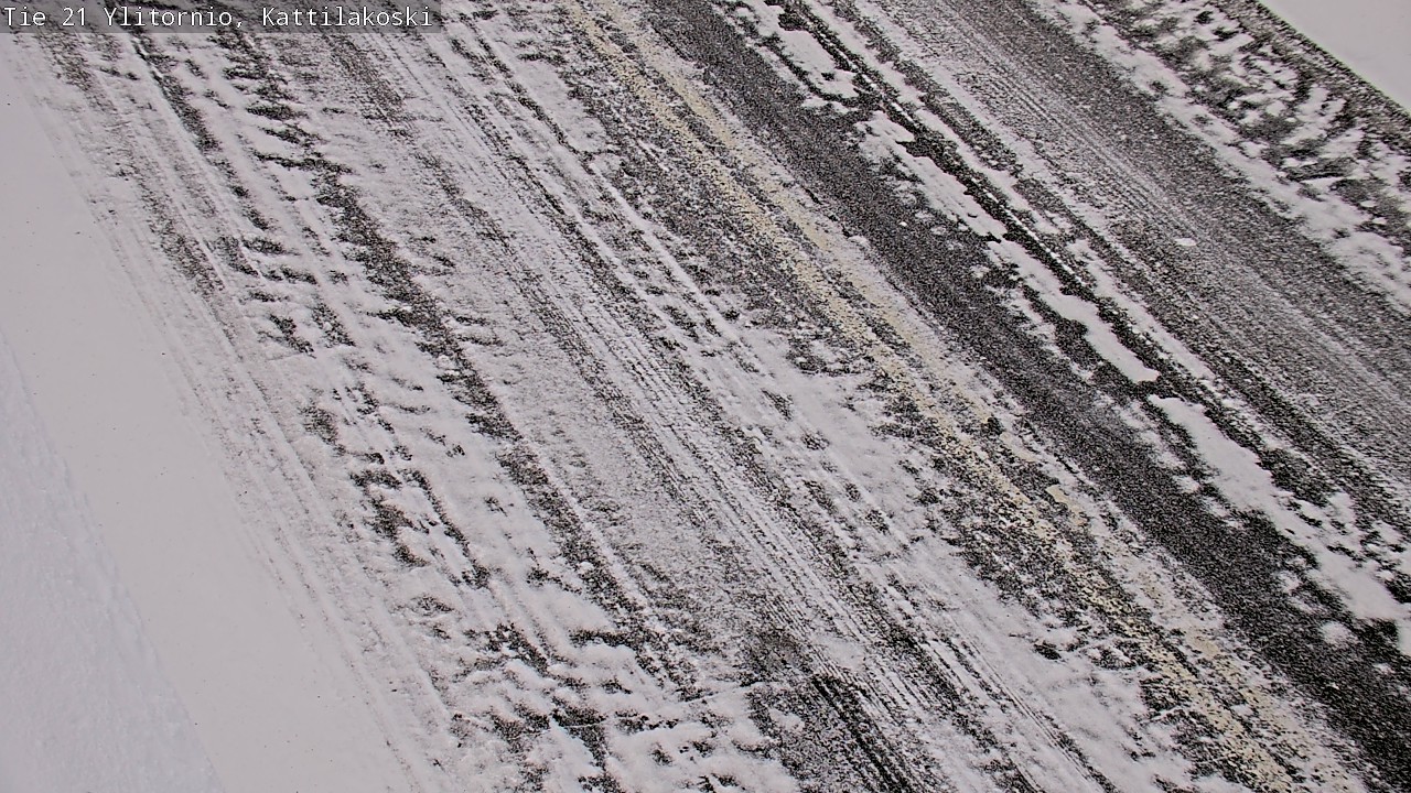 Weather Camera Image Road 21 Ylitornio, Kattilakoski, Ylitornio, Lappi