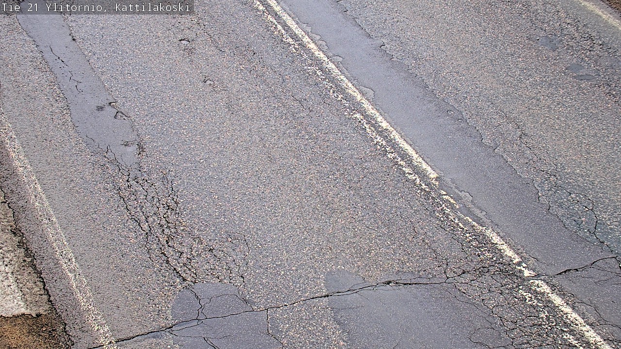 Weather Camera Image Road 21 Ylitornio, Kattilakoski, Ylitornio, Lappi