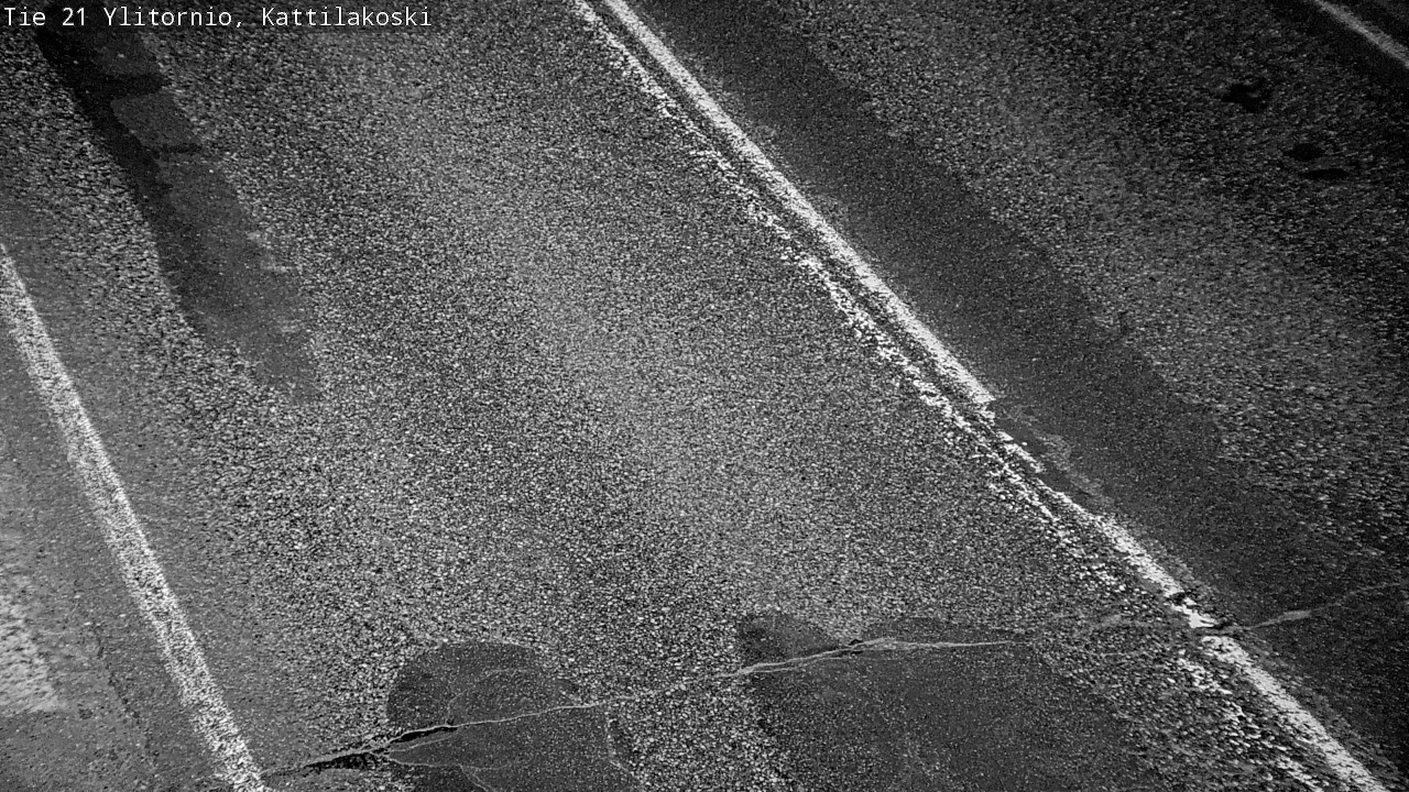Weather Camera Image Väg 21 Övertorneå, Kattilakoski, Ylitornio, Lappi