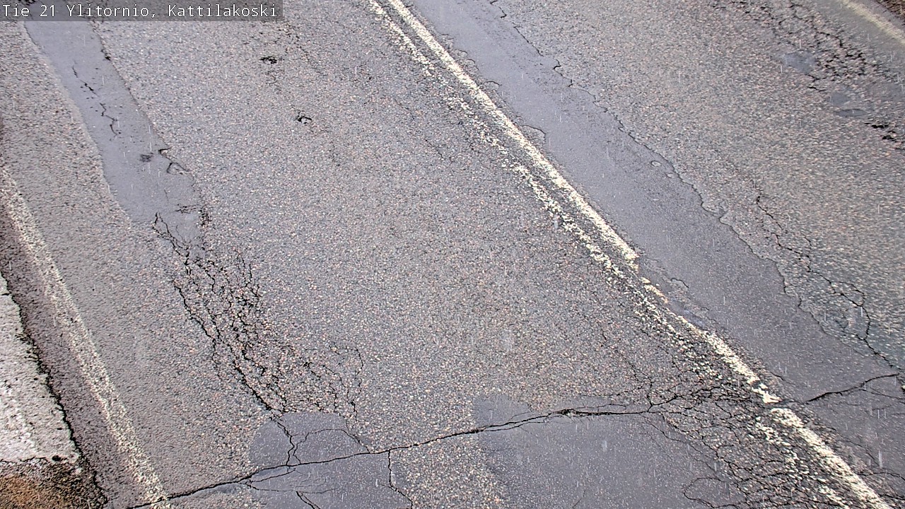 Weather Camera Image Väg 21 Övertorneå, Kattilakoski, Ylitornio, Lappi