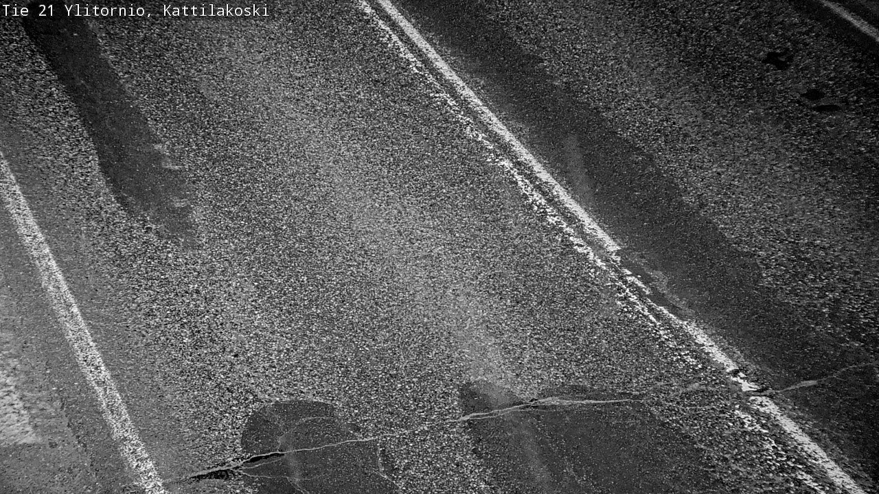 Weather Camera Image Väg 21 Övertorneå, Kattilakoski, Ylitornio, Lappi