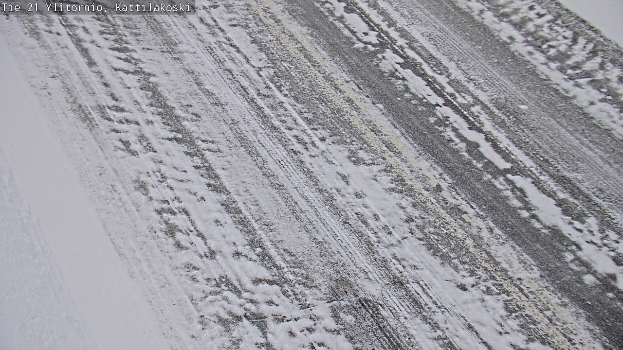 Weather Camera Image Road 21 Ylitornio, Kattilakoski, Ylitornio, Lappi