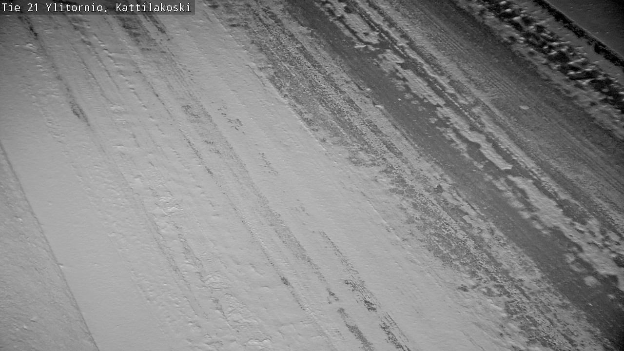 Weather Camera Image Road 21 Ylitornio, Kattilakoski, Ylitornio, Lappi