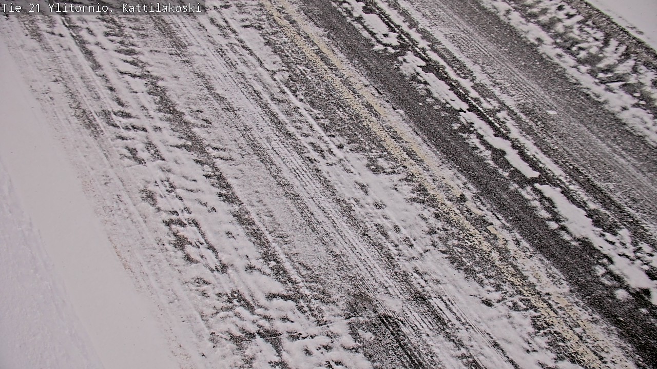 Weather Camera Image Road 21 Ylitornio, Kattilakoski, Ylitornio, Lappi