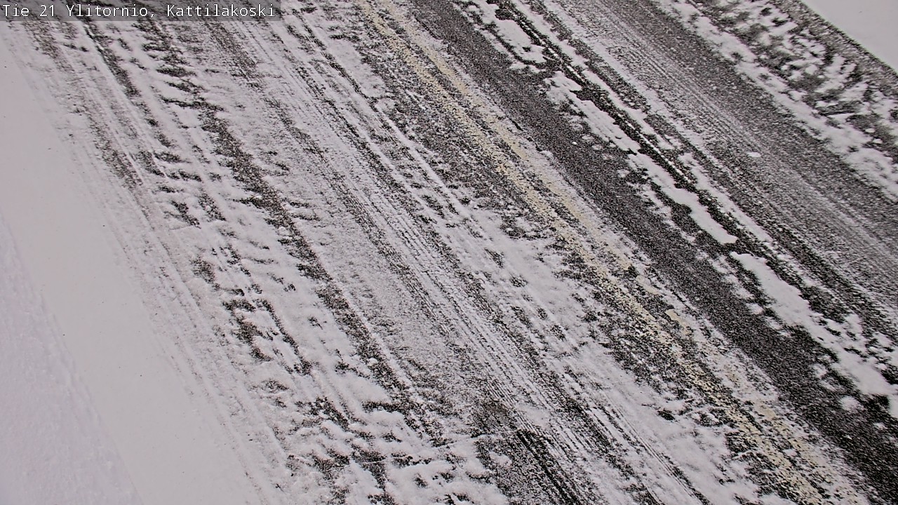 Weather Camera Image Road 21 Ylitornio, Kattilakoski, Ylitornio, Lappi