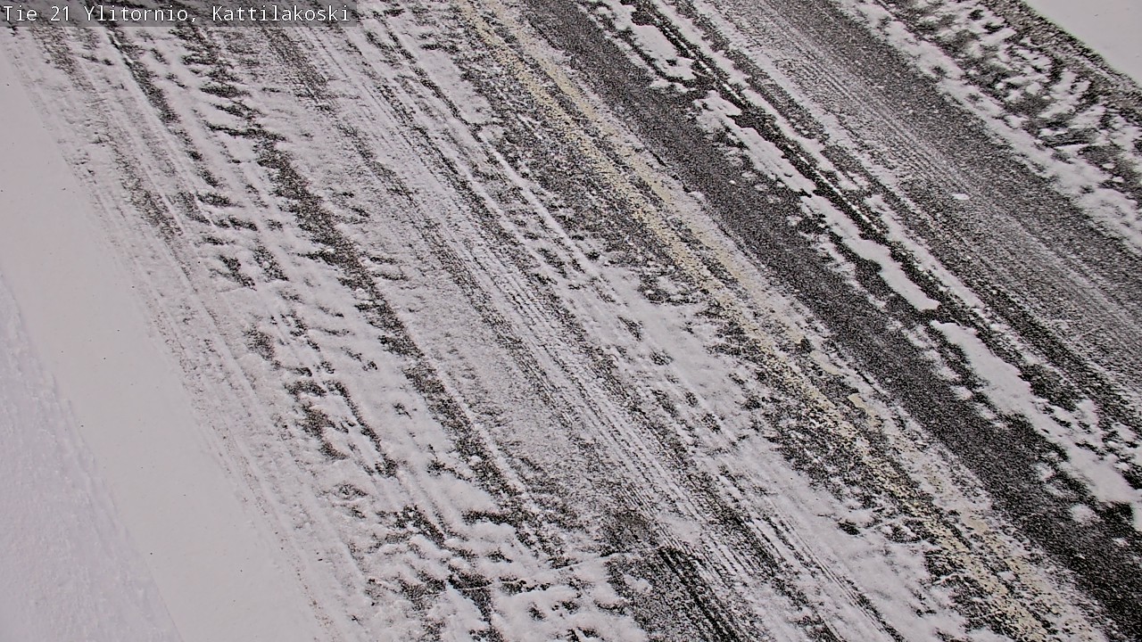 Weather Camera Image Road 21 Ylitornio, Kattilakoski, Ylitornio, Lappi