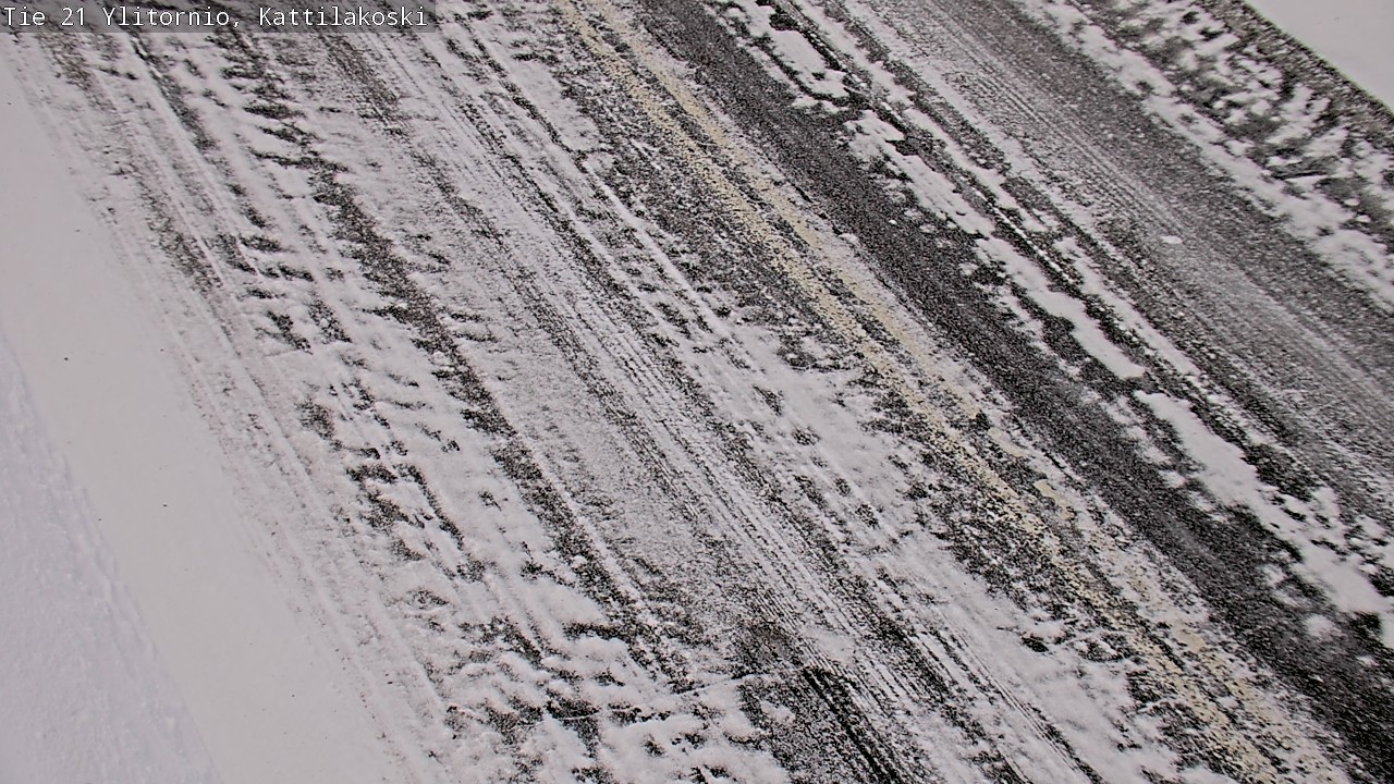 Weather Camera Image Road 21 Ylitornio, Kattilakoski, Ylitornio, Lappi