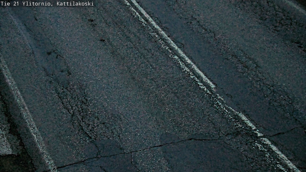 Weather Camera Image Väg 21 Övertorneå, Kattilakoski, Ylitornio, Lappi