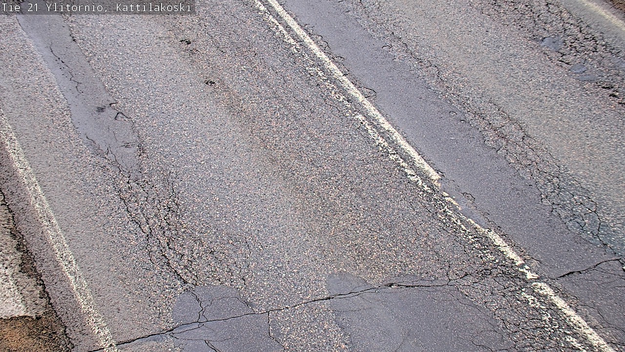 Weather Camera Image Väg 21 Övertorneå, Kattilakoski, Ylitornio, Lappi