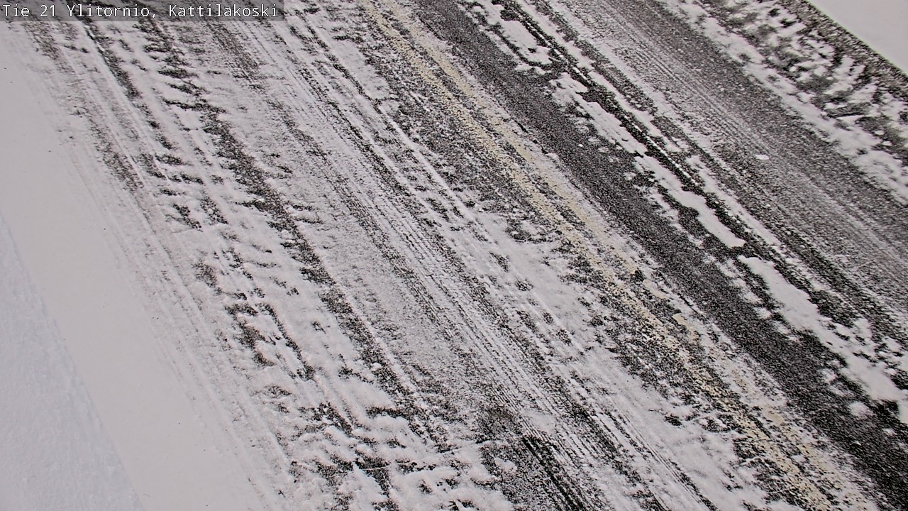 Weather Camera Image Road 21 Ylitornio, Kattilakoski, Ylitornio, Lappi