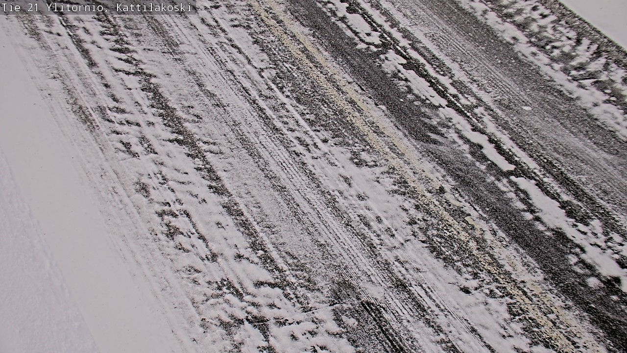 Weather Camera Image Road 21 Ylitornio, Kattilakoski, Ylitornio, Lappi