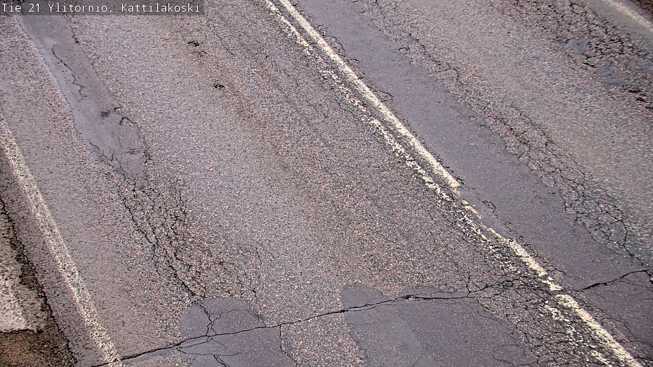 Weather Camera Image Väg 21 Övertorneå, Kattilakoski, Ylitornio, Lappi