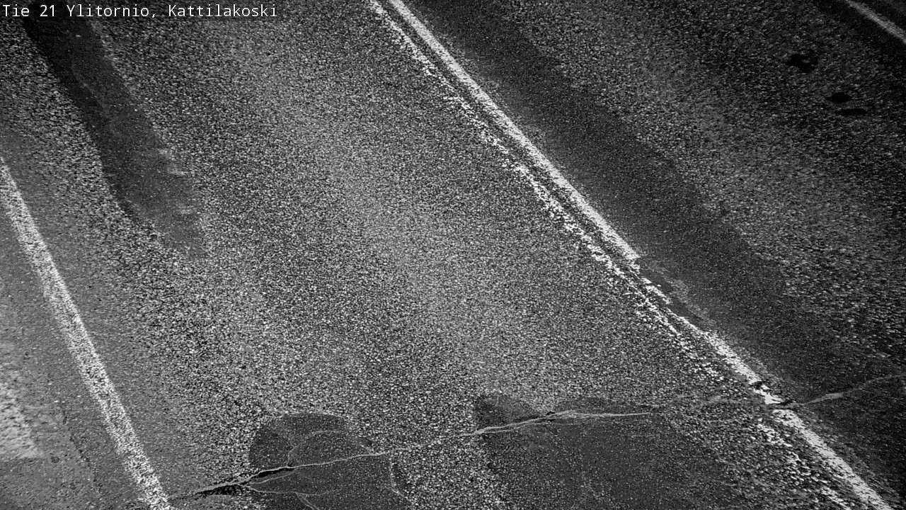 Weather Camera Image Väg 21 Övertorneå, Kattilakoski, Ylitornio, Lappi