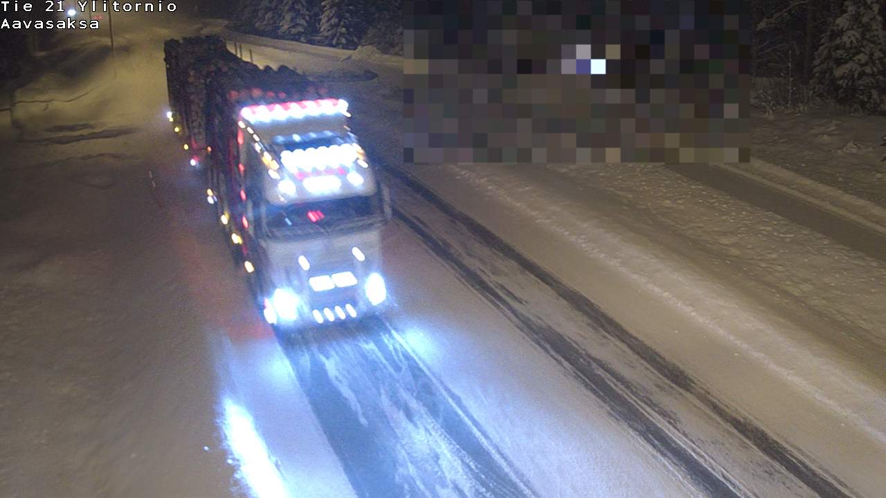Weather Camera Image Väg 21 Ylitornio_Aavasaksa, Muonio, Lappi