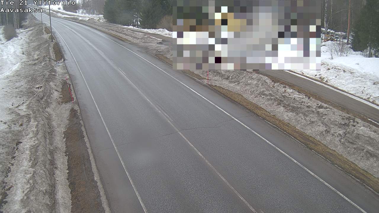 Weather Camera Image Väg 21 Ylitornio_Aavasaksa, Muonio, Lappi