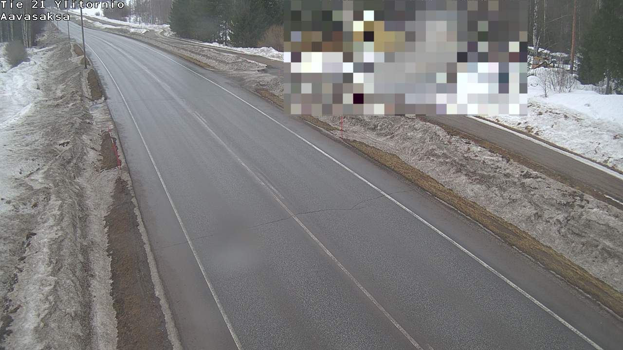 Weather Camera Image Väg 21 Ylitornio_Aavasaksa, Muonio, Lappi