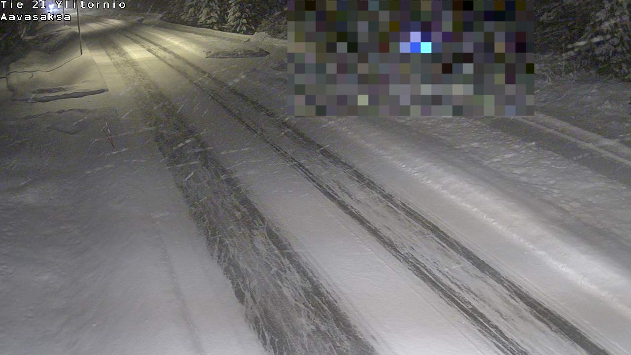 Weather Camera Image Väg 21 Ylitornio_Aavasaksa, Muonio, Lappi
