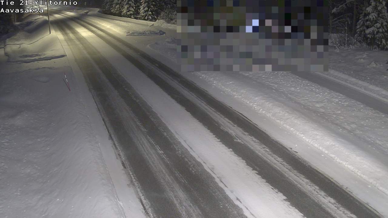 Weather Camera Image Väg 21 Ylitornio_Aavasaksa, Muonio, Lappi