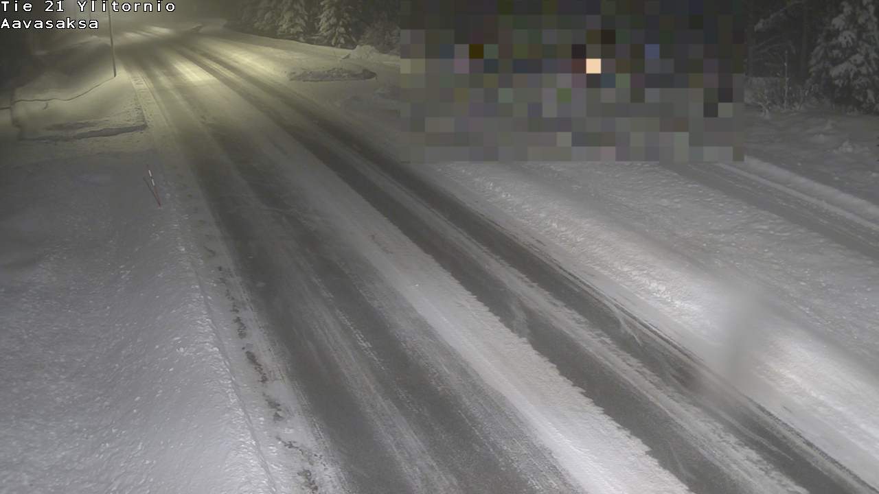 Weather Camera Image Väg 21 Ylitornio_Aavasaksa, Muonio, Lappi