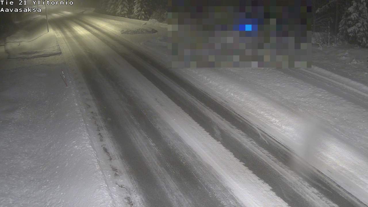 Weather Camera Image Väg 21 Ylitornio_Aavasaksa, Muonio, Lappi