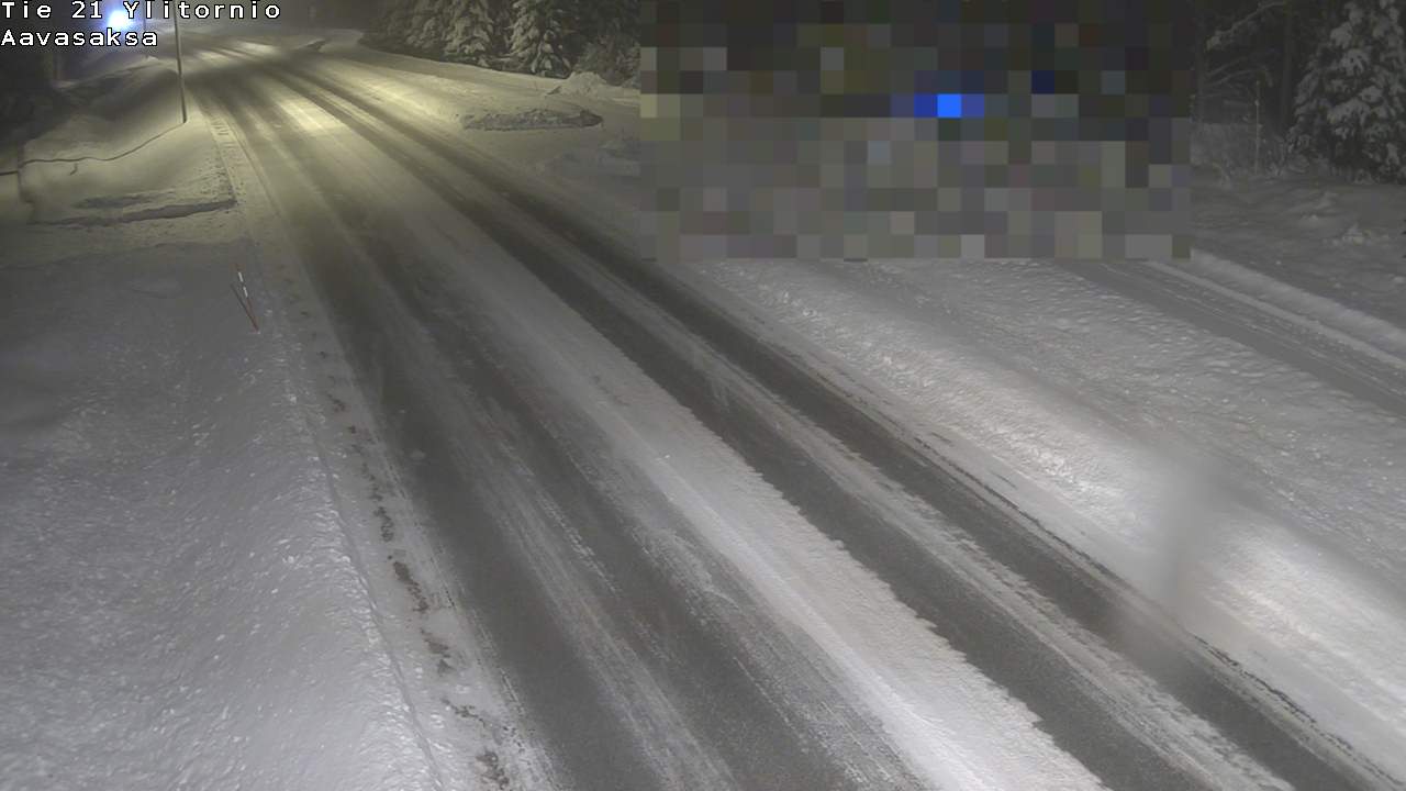 Weather Camera Image Väg 21 Ylitornio_Aavasaksa, Muonio, Lappi