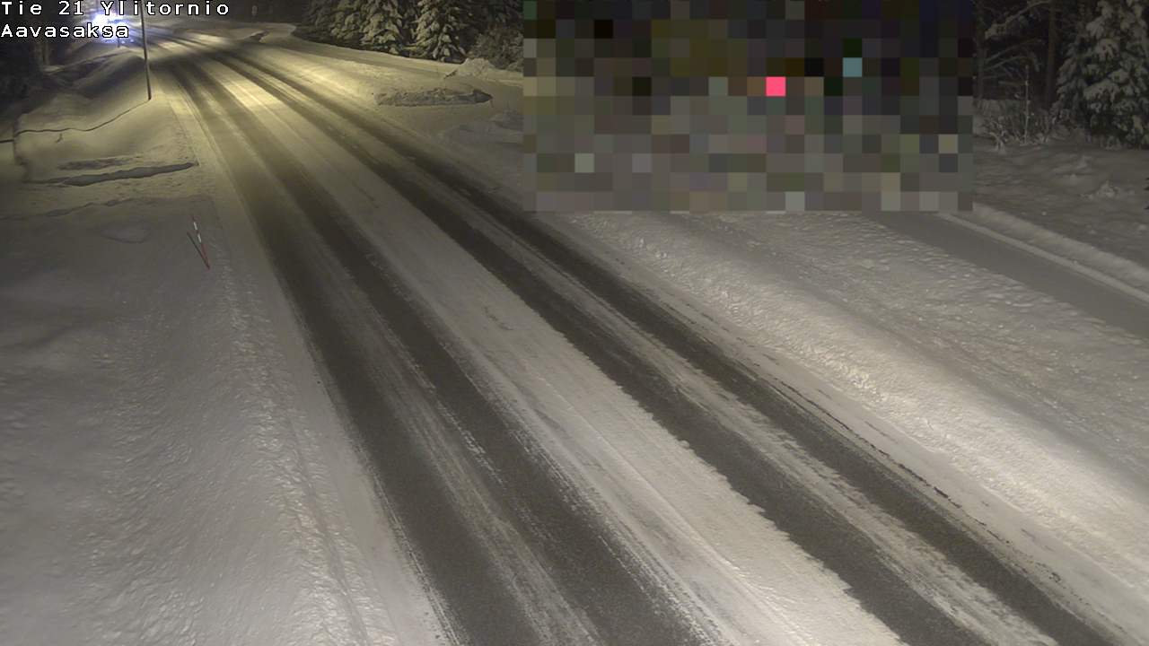 Weather Camera Image Väg 21 Ylitornio_Aavasaksa, Muonio, Lappi