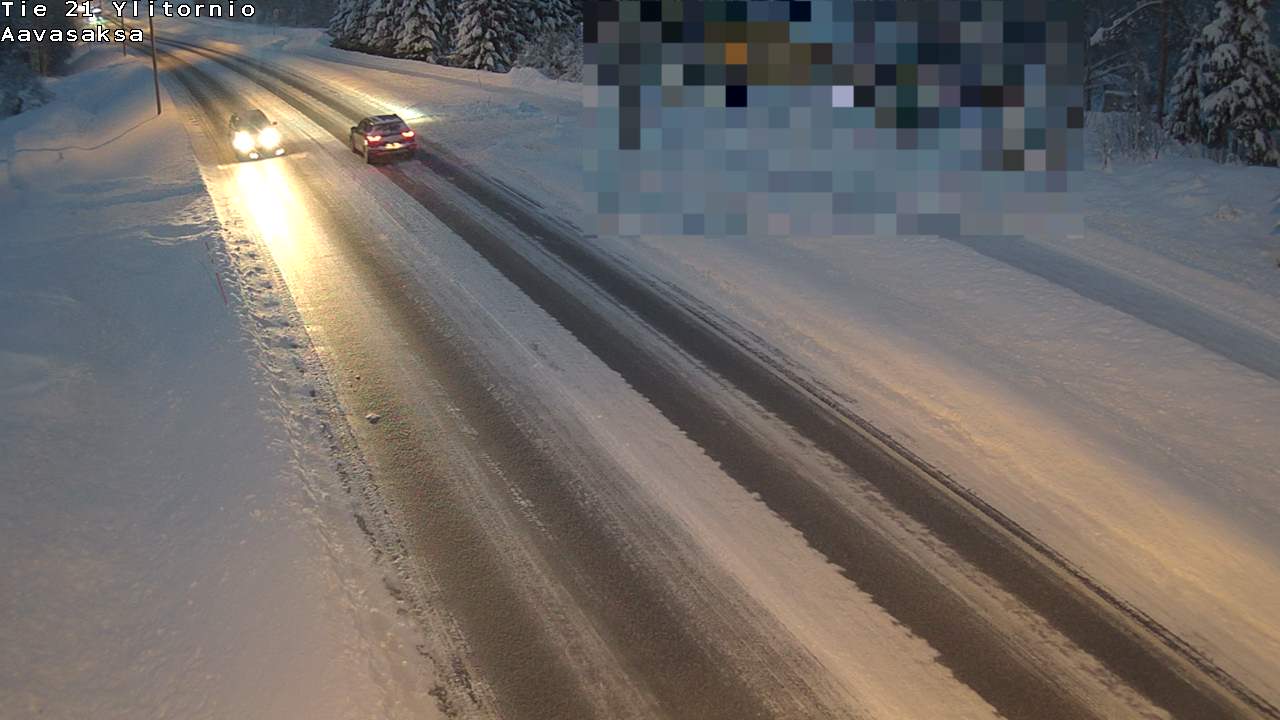 Weather Camera Image Väg 21 Ylitornio_Aavasaksa, Muonio, Lappi