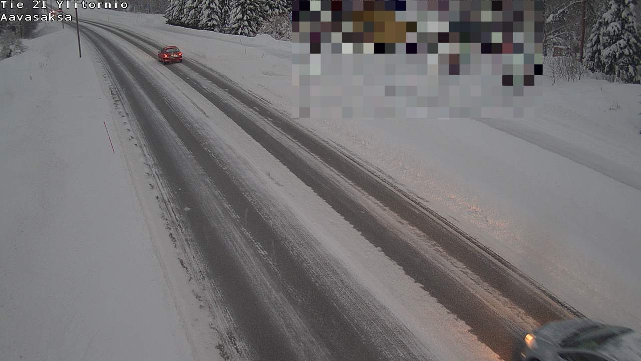 Weather Camera Image Väg 21 Ylitornio_Aavasaksa, Muonio, Lappi