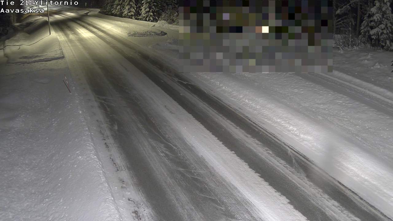 Weather Camera Image Väg 21 Ylitornio_Aavasaksa, Muonio, Lappi