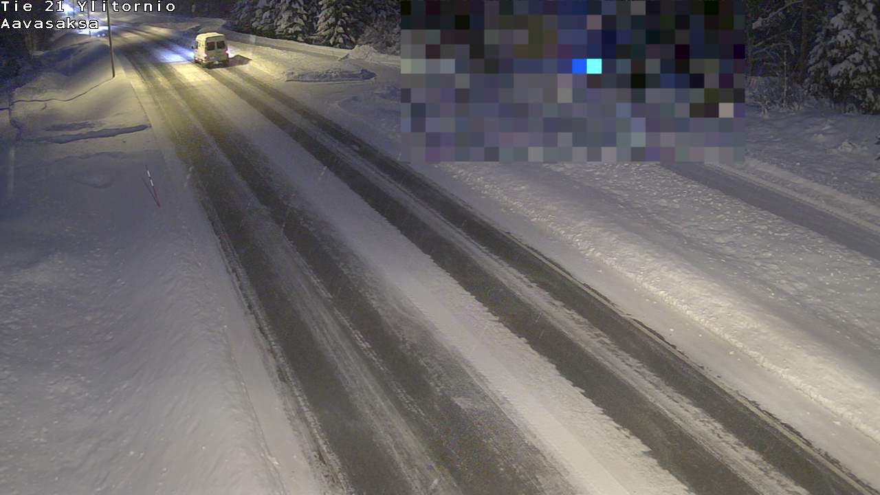 Weather Camera Image Väg 21 Ylitornio_Aavasaksa, Muonio, Lappi