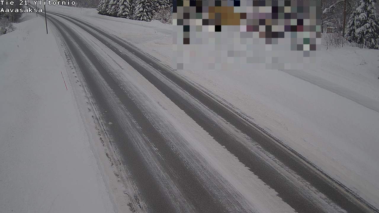 Weather Camera Image Väg 21 Ylitornio_Aavasaksa, Muonio, Lappi