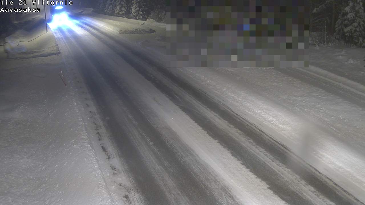 Weather Camera Image Väg 21 Ylitornio_Aavasaksa, Muonio, Lappi