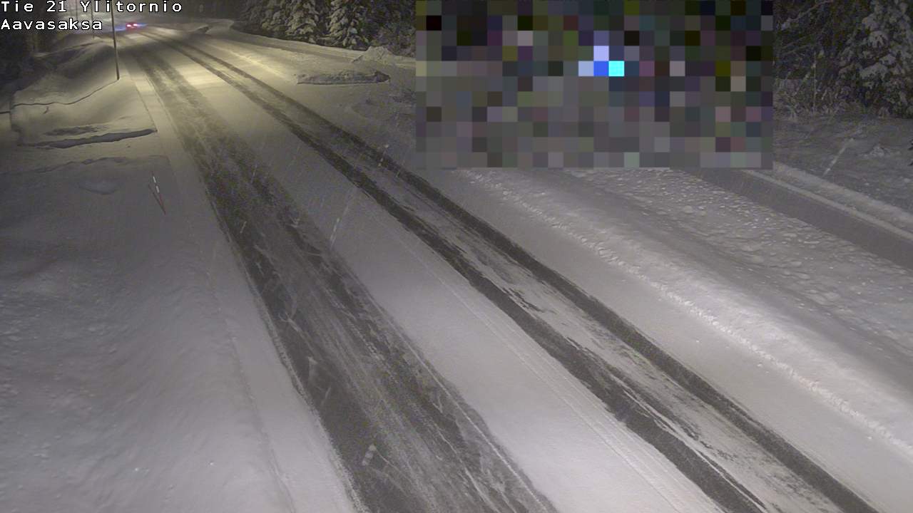 Weather Camera Image Väg 21 Ylitornio_Aavasaksa, Muonio, Lappi