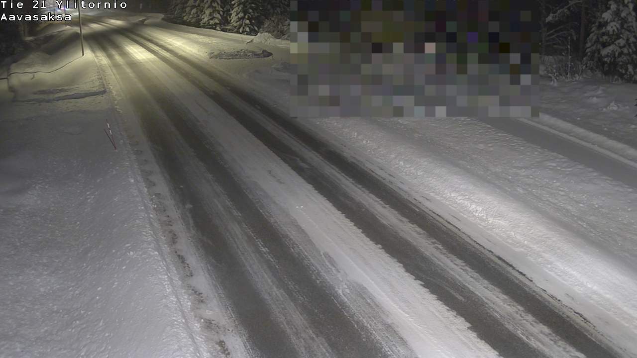 Weather Camera Image Väg 21 Ylitornio_Aavasaksa, Muonio, Lappi
