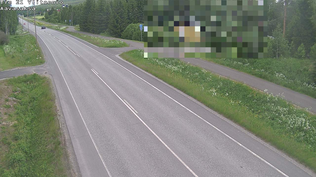 Weather Camera Image Väg 21 Ylitornio_Aavasaksa, Muonio, Lappi