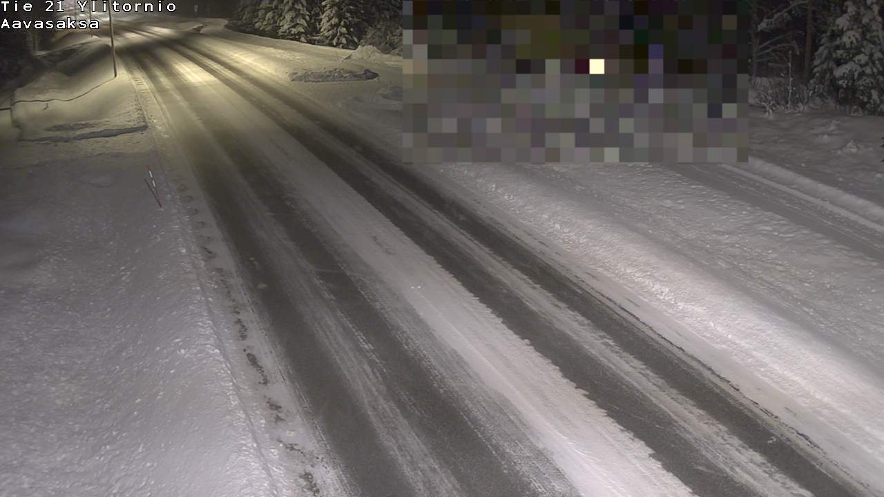 Weather Camera Image Väg 21 Ylitornio_Aavasaksa, Muonio, Lappi
