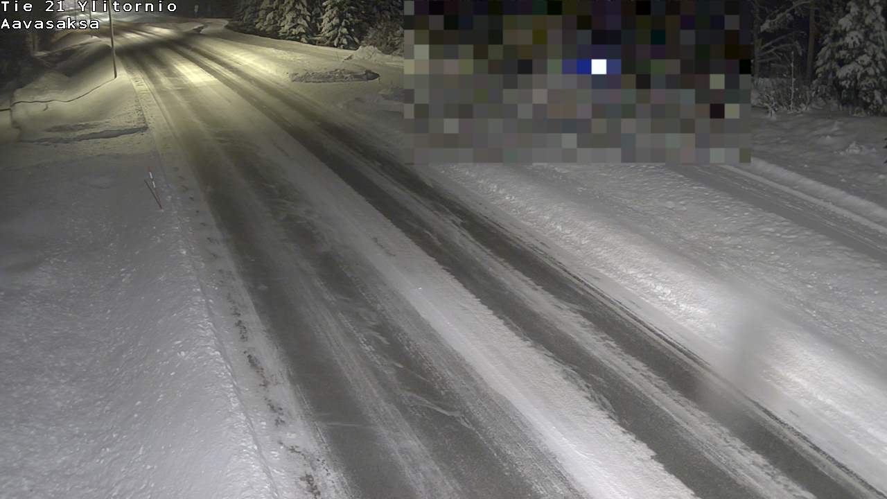 Weather Camera Image Väg 21 Ylitornio_Aavasaksa, Muonio, Lappi