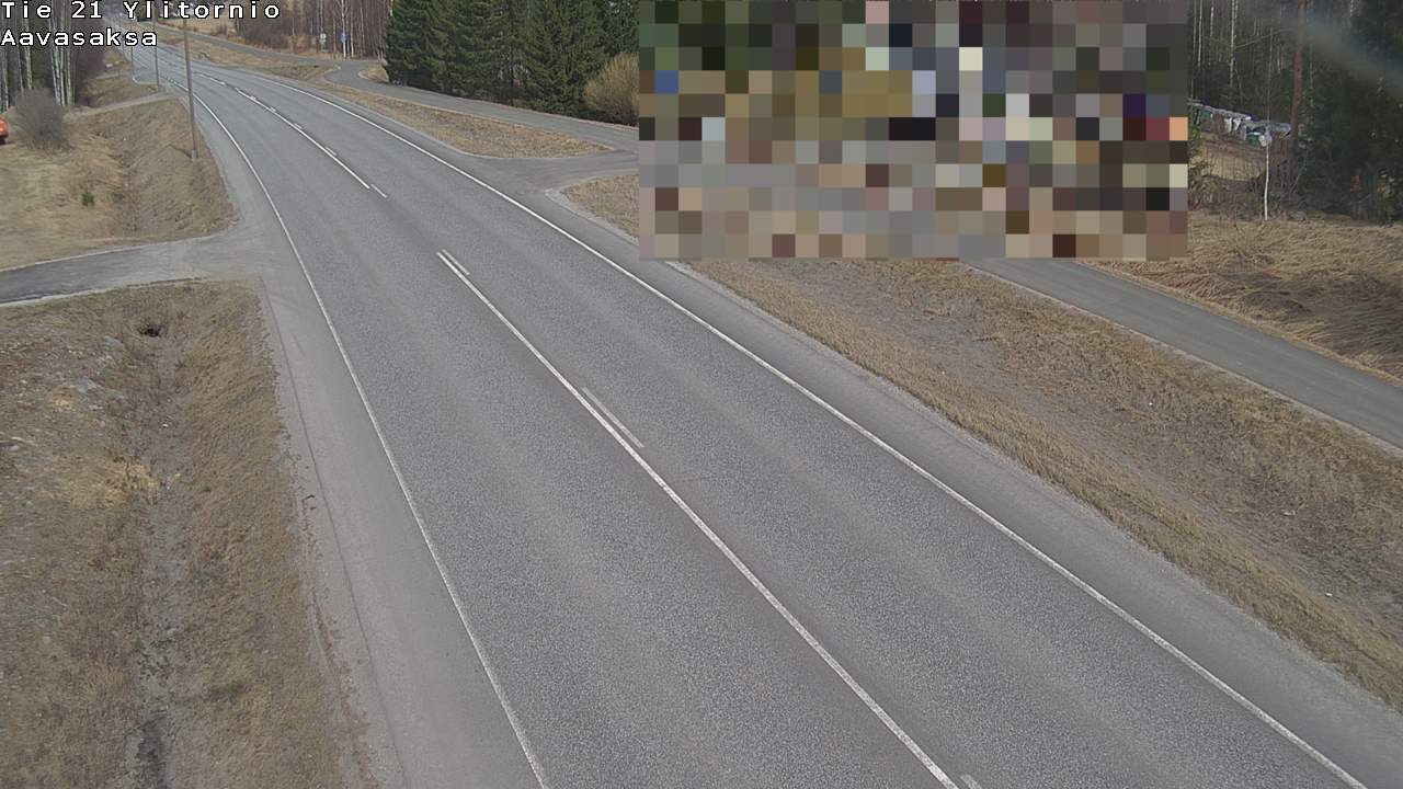 Weather Camera Image Väg 21 Ylitornio_Aavasaksa, Muonio, Lappi