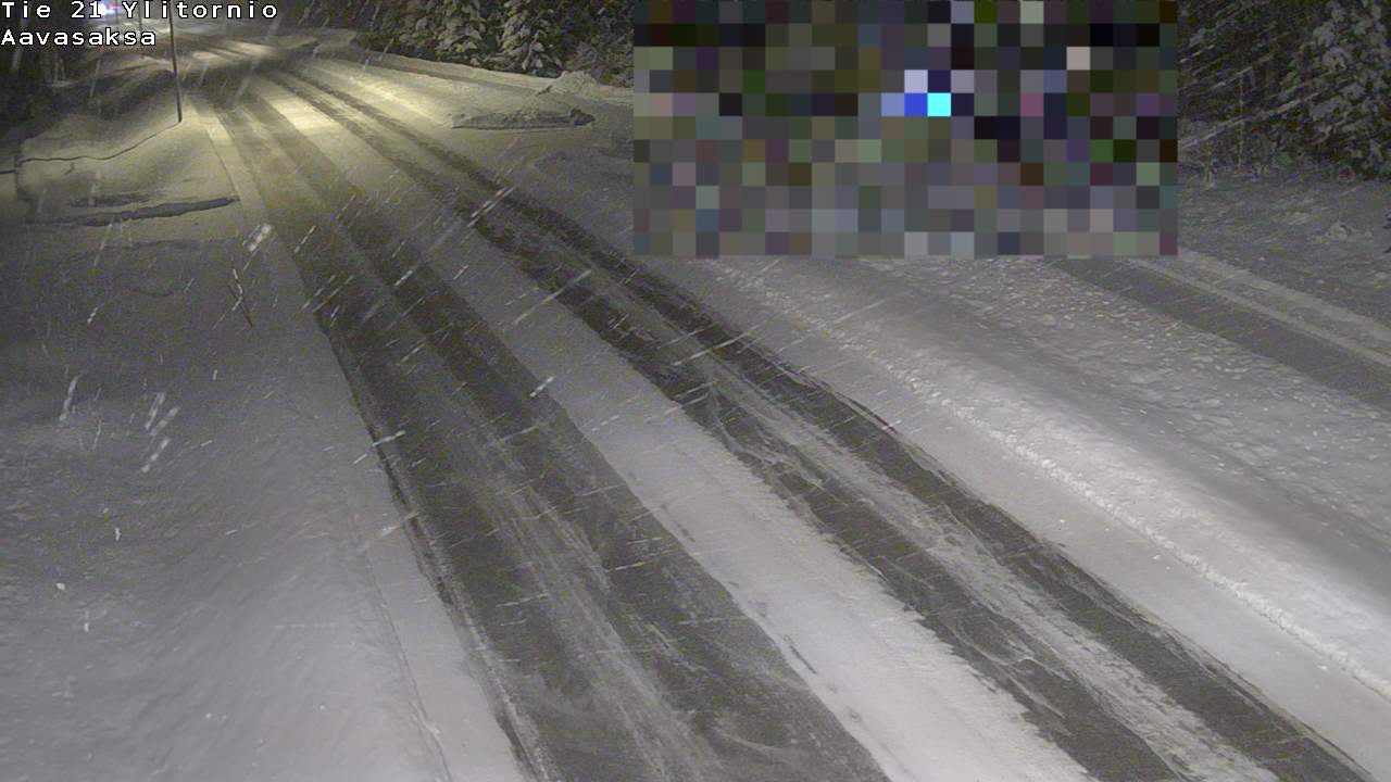 Weather Camera Image Väg 21 Ylitornio_Aavasaksa, Muonio, Lappi