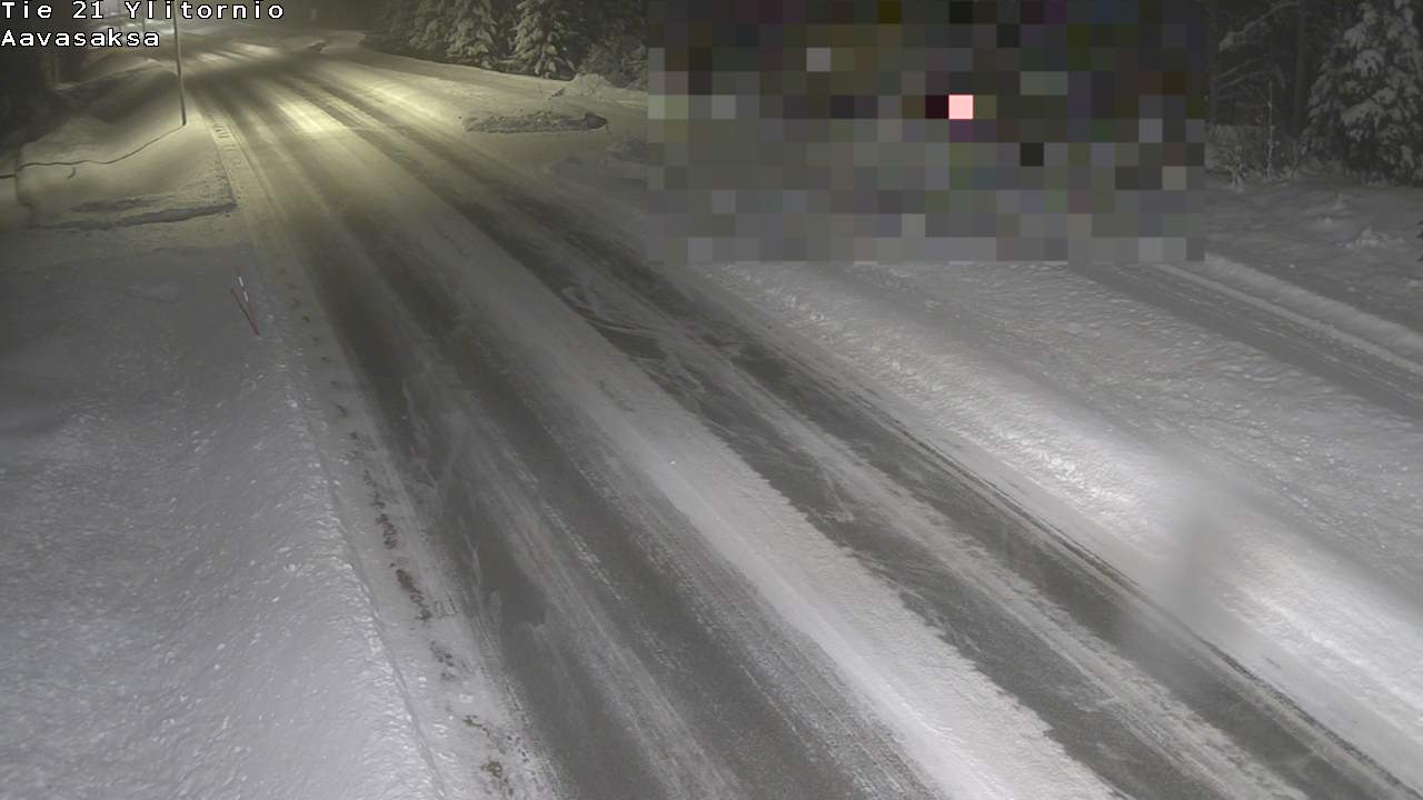 Weather Camera Image Väg 21 Ylitornio_Aavasaksa, Muonio, Lappi