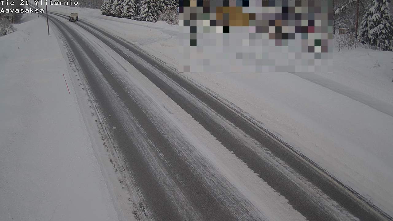 Weather Camera Image Väg 21 Ylitornio_Aavasaksa, Muonio, Lappi
