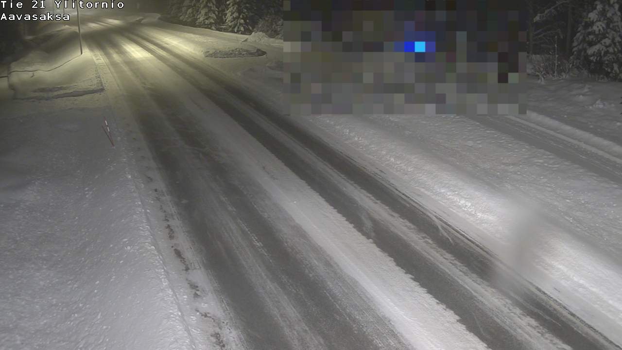 Weather Camera Image Väg 21 Ylitornio_Aavasaksa, Muonio, Lappi