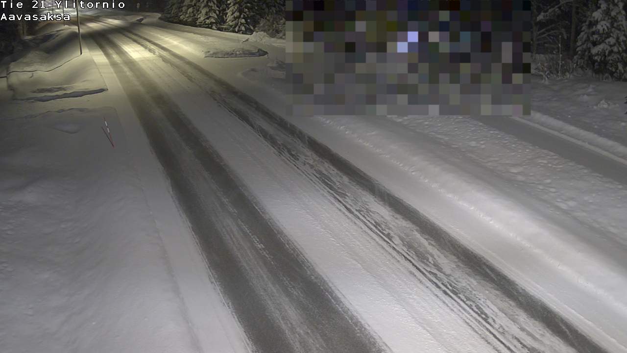 Weather Camera Image Väg 21 Ylitornio_Aavasaksa, Muonio, Lappi
